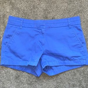 J. Crew 3” Chino Shorts Periwinkle Blue Sz 4